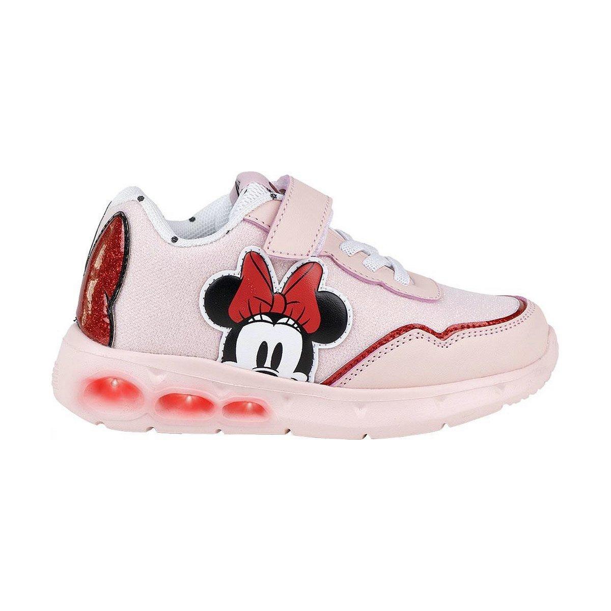Zapatillas Deportivas con LED Minnie Mouse Rosa