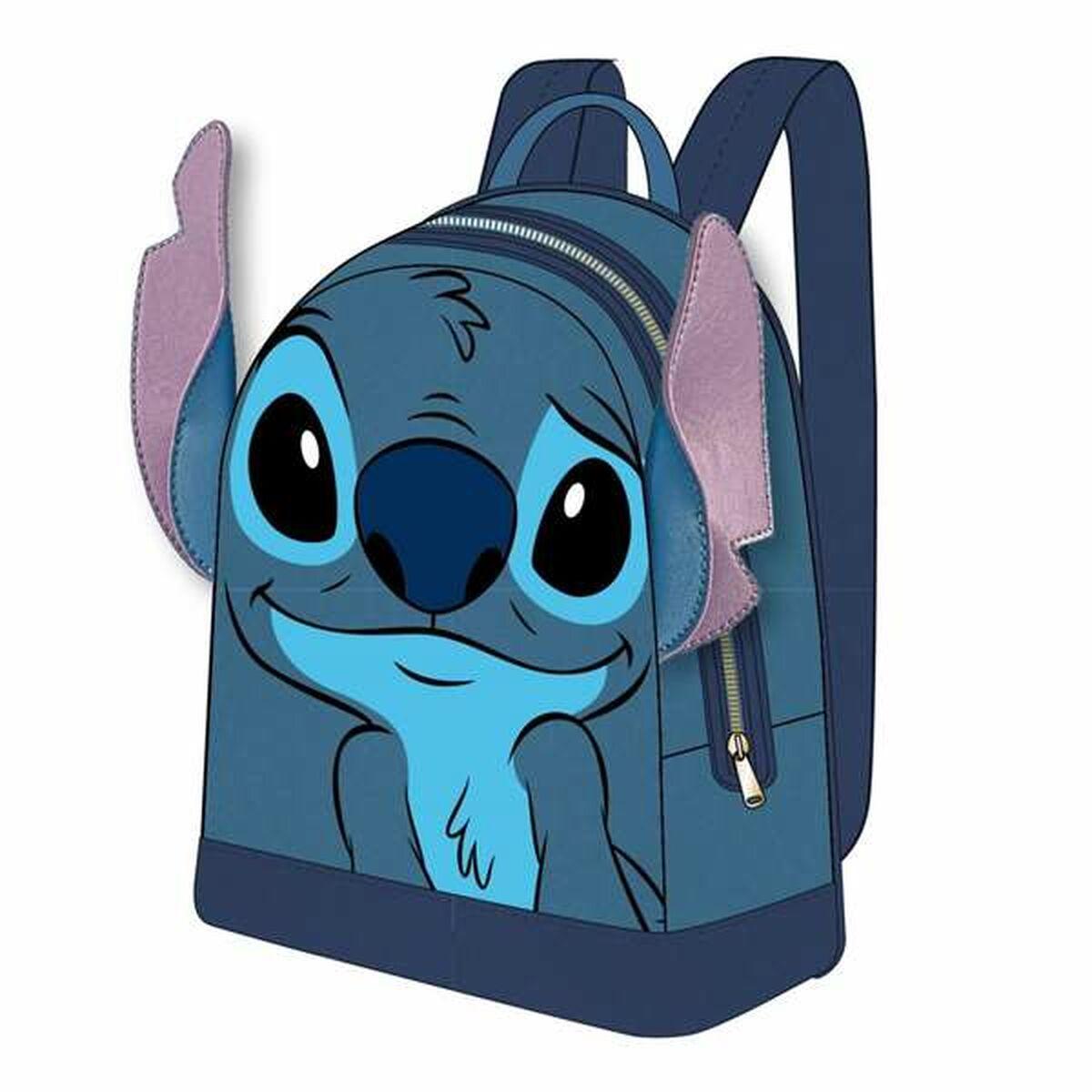 Mochila Escolar Stitch Azul 22 x 25 x 11 cm