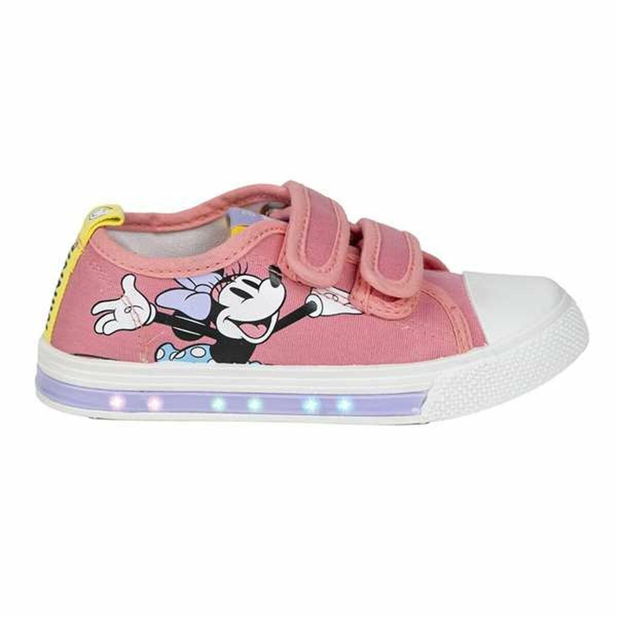 Zapatillas Deportivas con LED Minnie Mouse Rosa 30