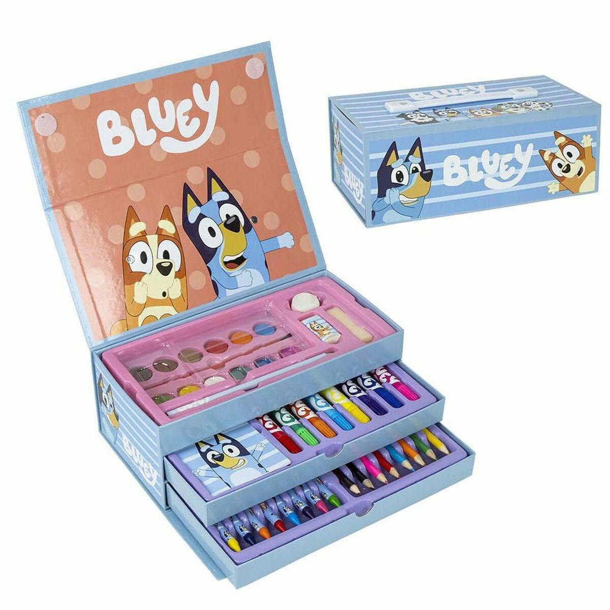 Set de Papelería Bluey Azul Maletín