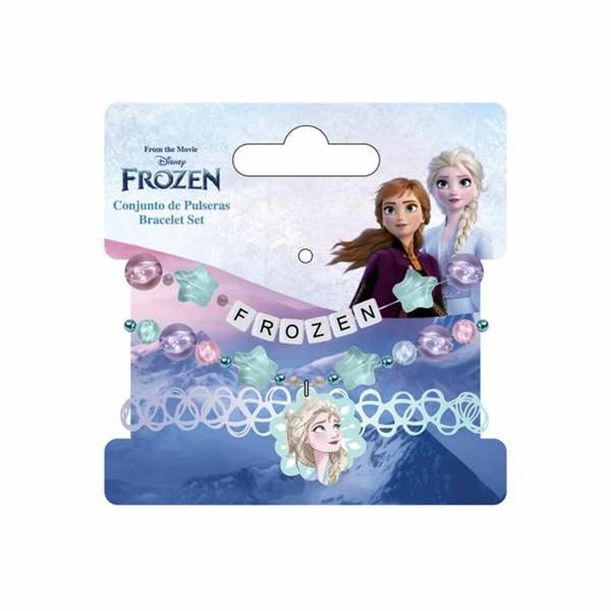 Set Collar y Pulseras Frozen Azul