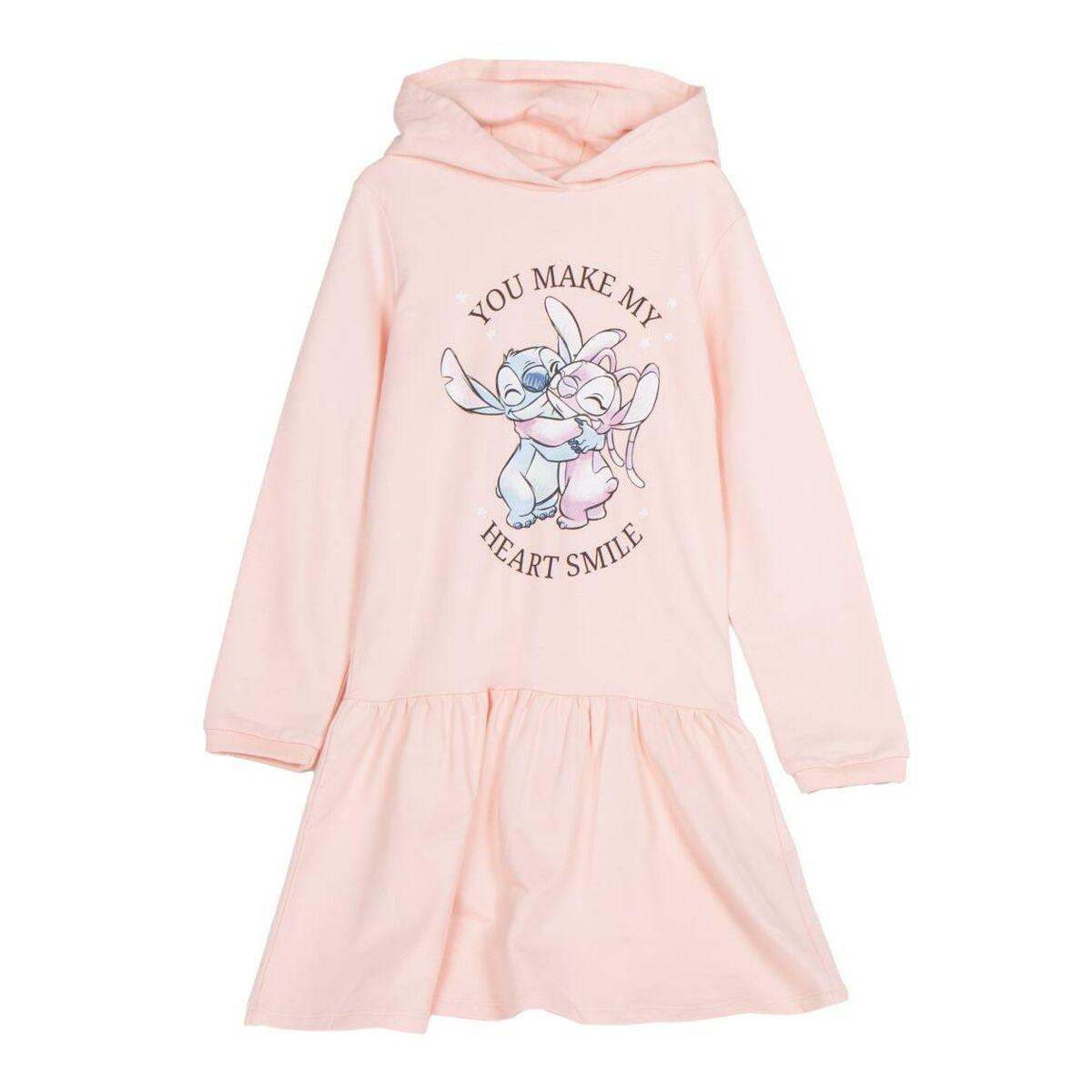 Vestido Stitch Rosa claro