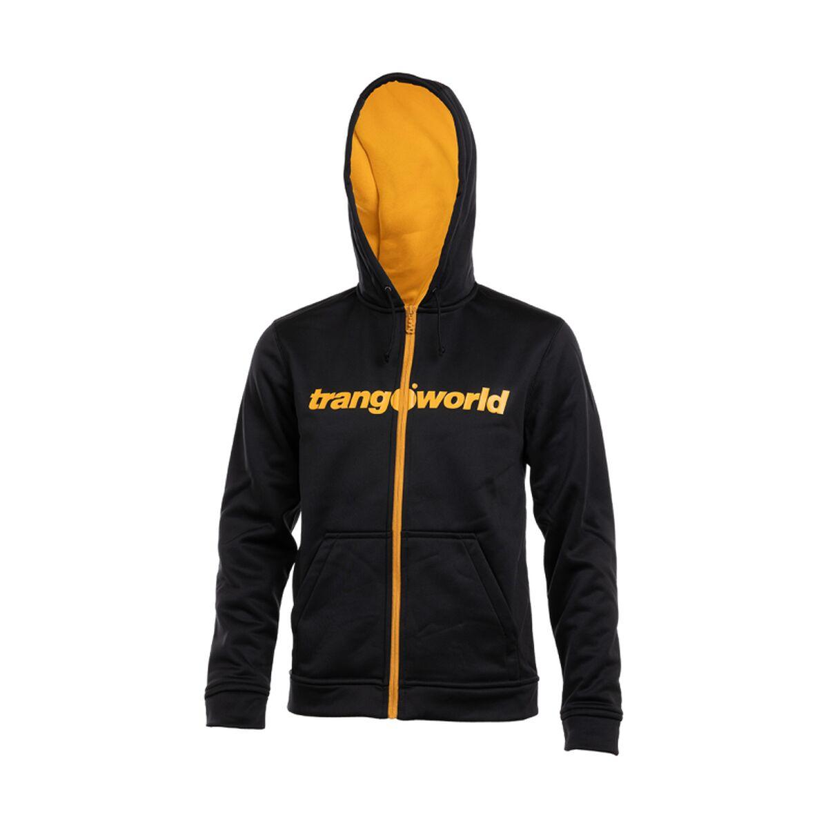 Sudadera con Capucha y Cremallera Hombre Trangoworld RIPON PC0070335HH Negro