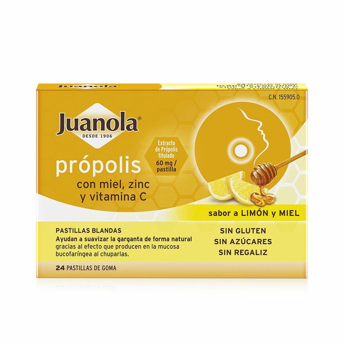 Gominolas Juanola Própolis Limón Miel Propolis 24 Unidades