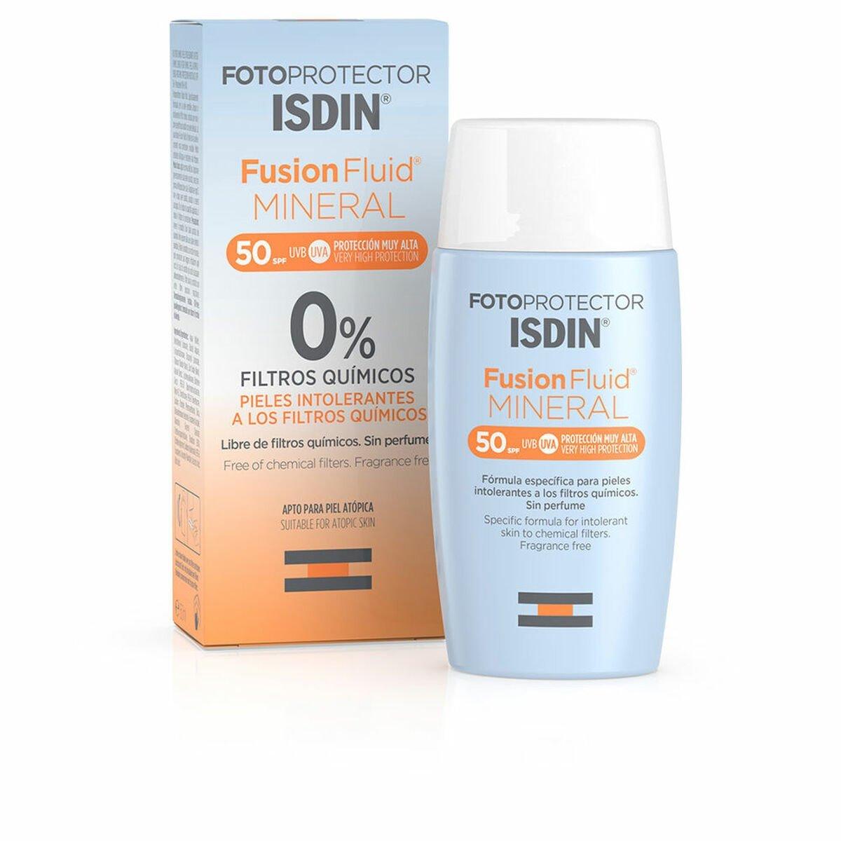 Protector Solar Facial Isdin Fotoprotector Fusion Fluid Mineral Spf 50+ 50 ml