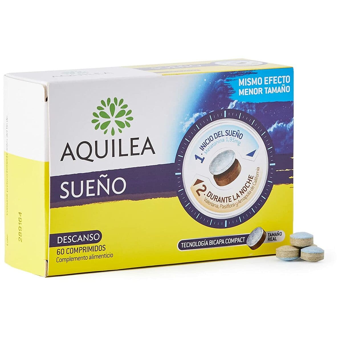 Suplemento para Insomnio Aquilea AQUILEA SUEÑO Melatonina 60 unidades