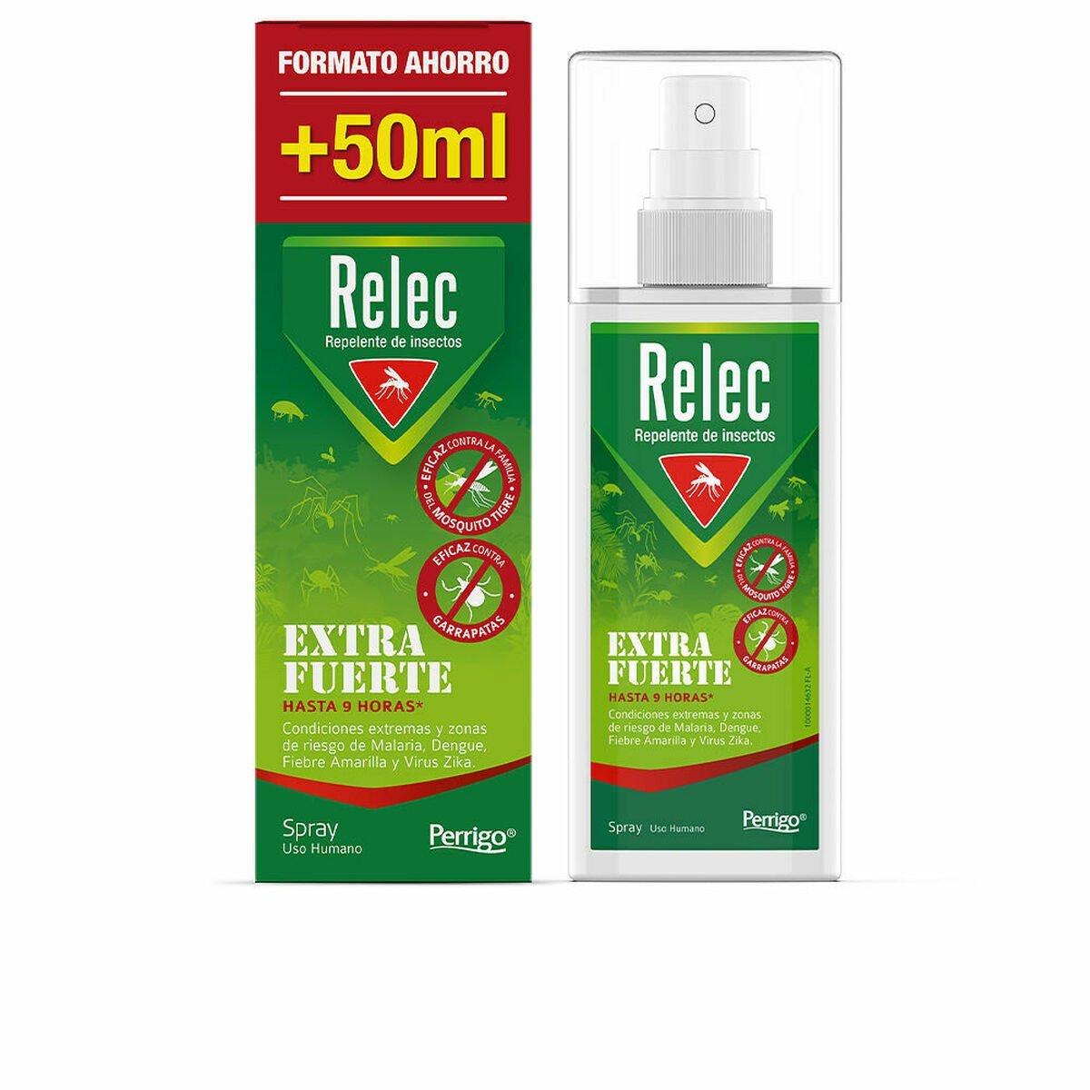 Repelente de insectos Relec Relec Xl 125 ml Spray Extra Fuerte XL