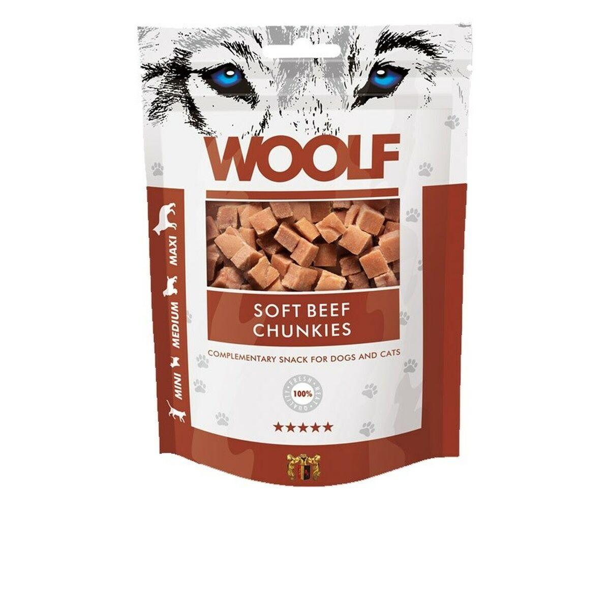 Snack para Perros Woolf Carne de vacuno 100 g 1 Pieza