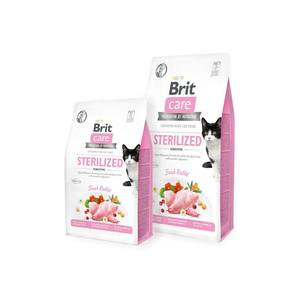 Comida para gato Brit Care Grain Free Sterilized Sensitive Adulto Conejo 7 kg