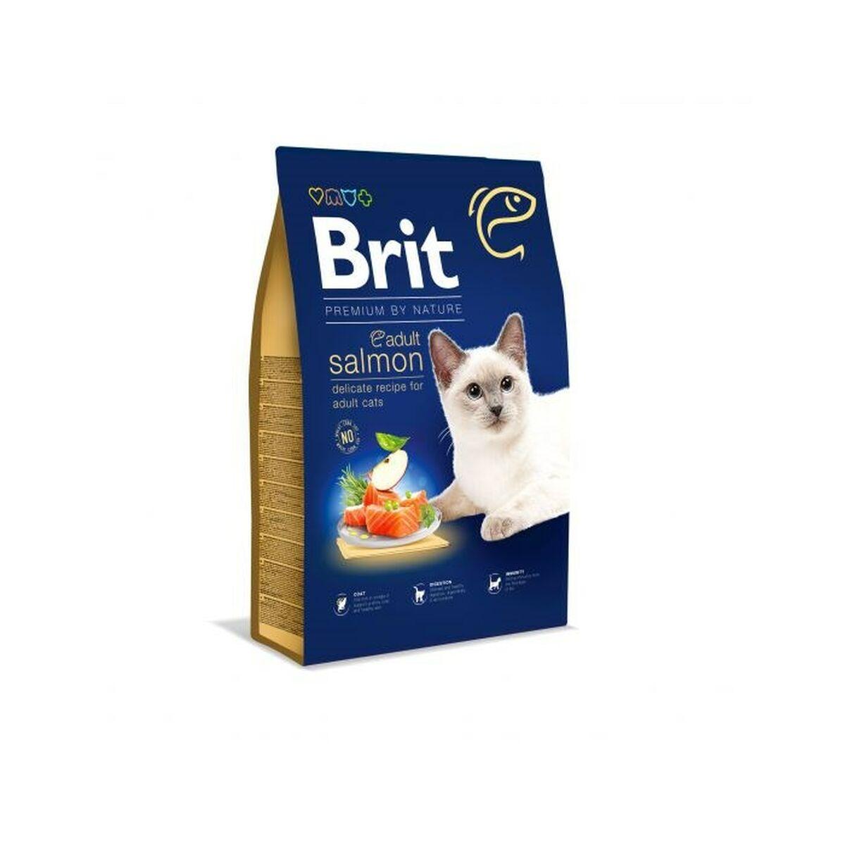 Comida para gato Brit PREMIUM BY NATURE ADULT Adulto Salmón Pescado 1,5 Kg