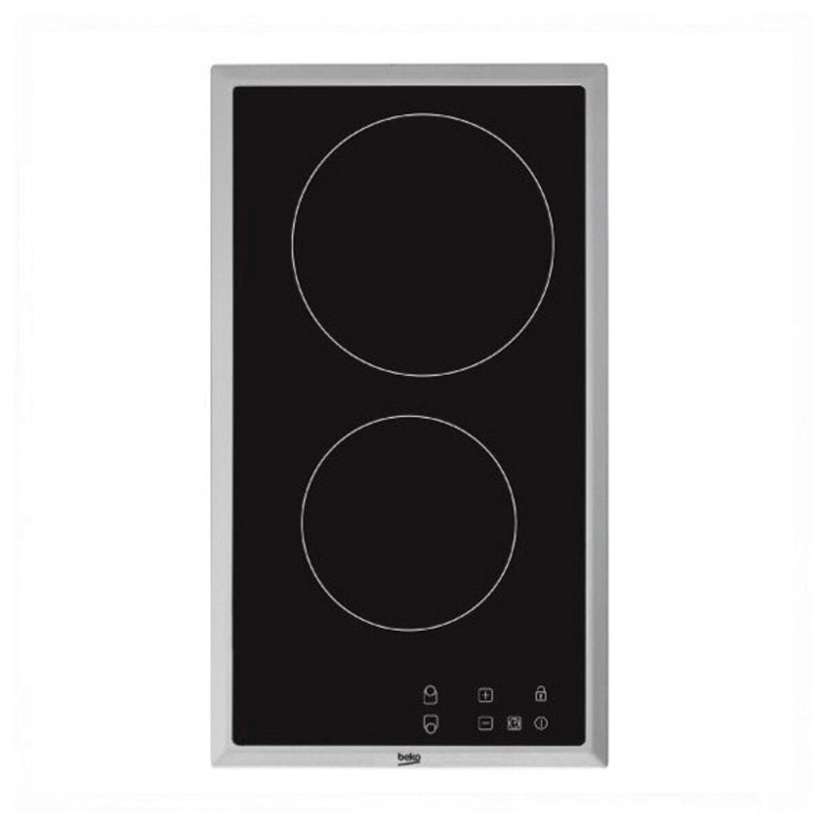 Placa Vitrocerámica BEKO HDMC32400TX 30 cm 3000 W
