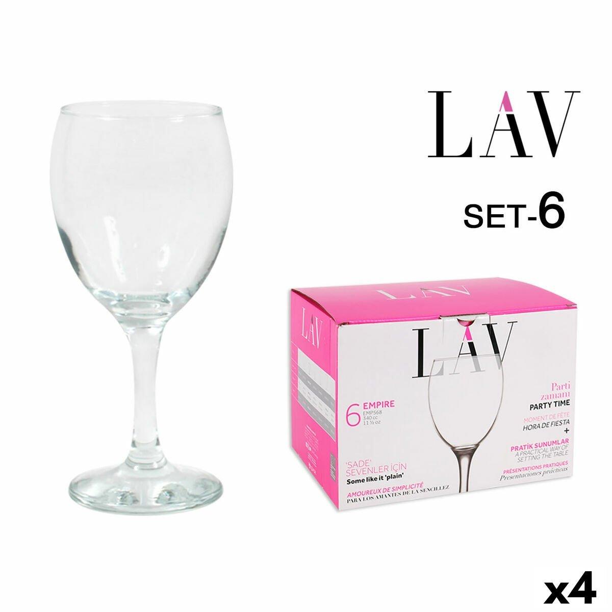 Set de Copas LAV Empire 6 Piezas (4 Unidades)