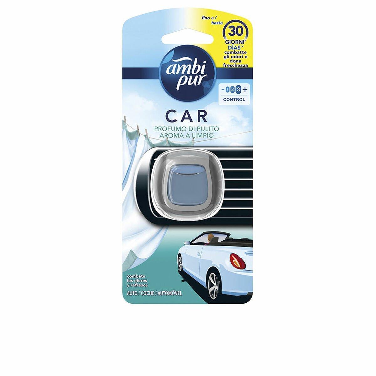 Ambientador para Coche Ambi Pur Car Aire limpio 125 g