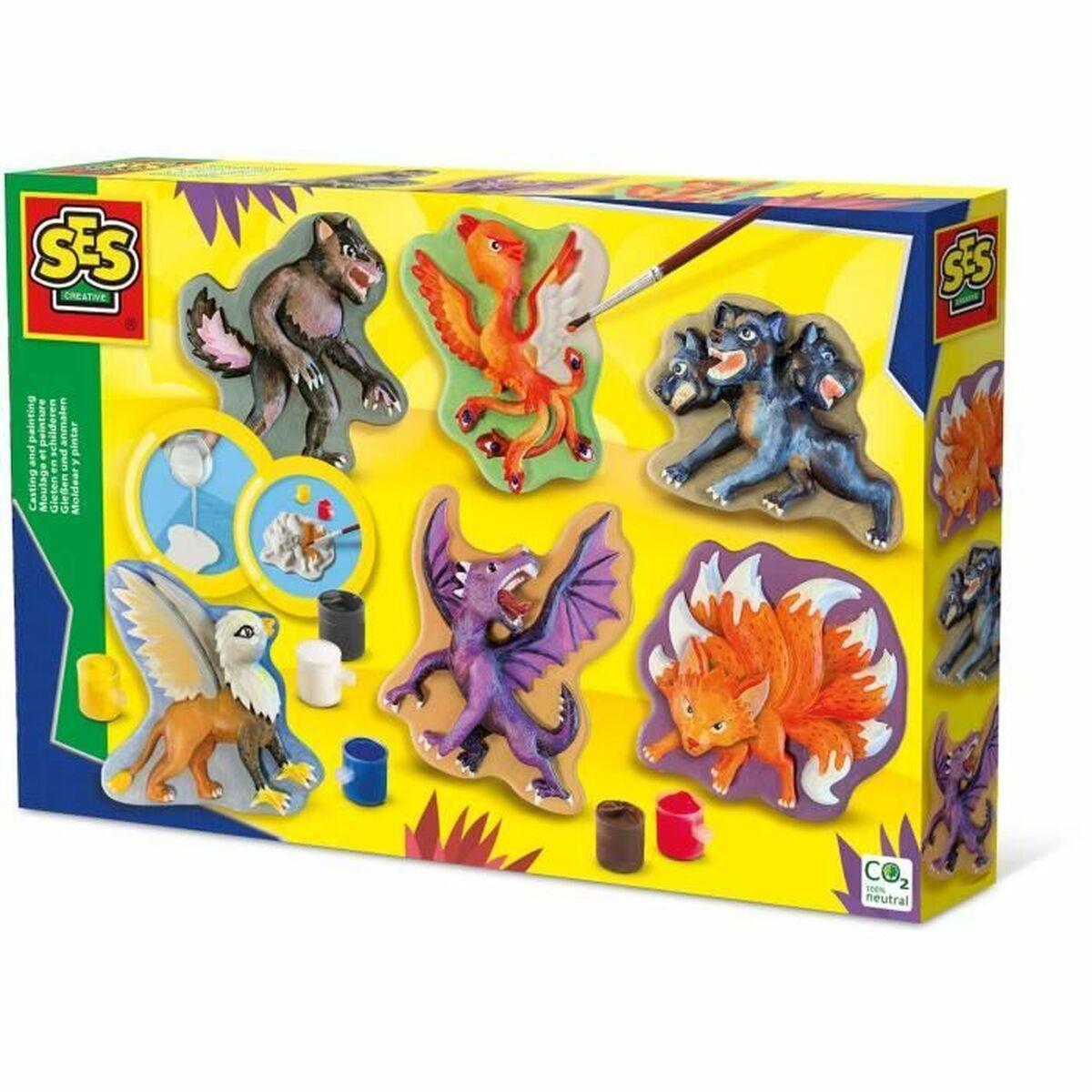 Set de Dibujo SES Creative Mythical creatures