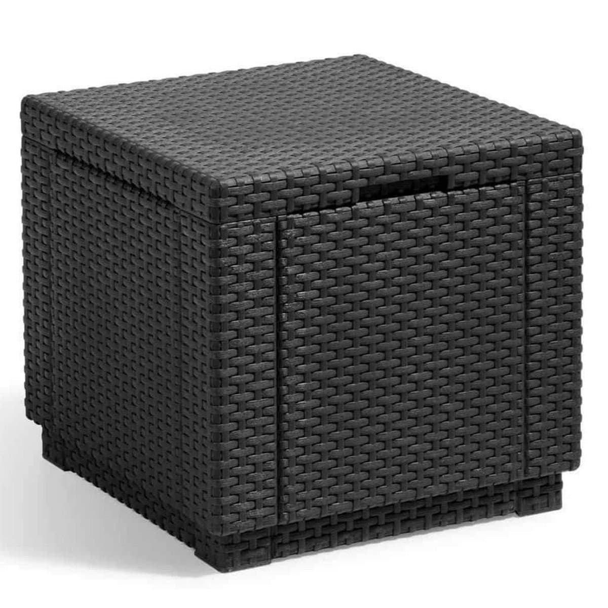Mesa auxiliar Allibert by KETER Negro Polipropileno (42 x 42 x 39 cm)