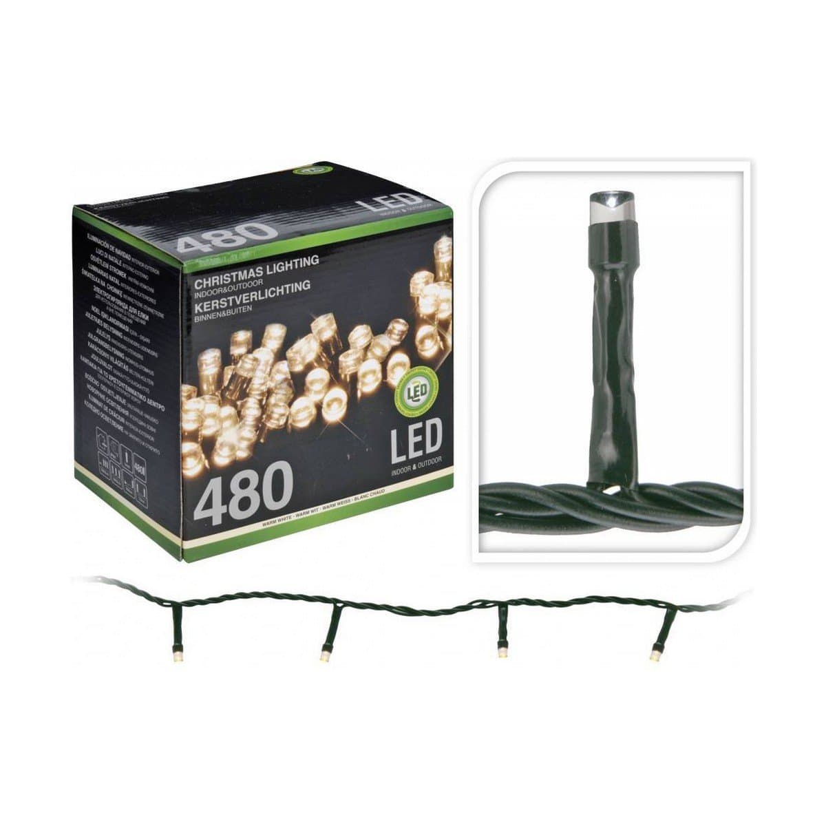 Guirnalda de Luces LED Blanco (39 m)