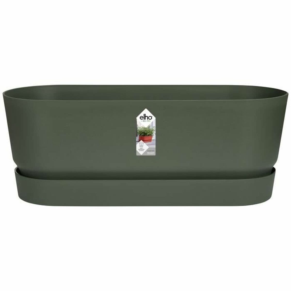 Jardinera Elho 50 cm Verde Plástico