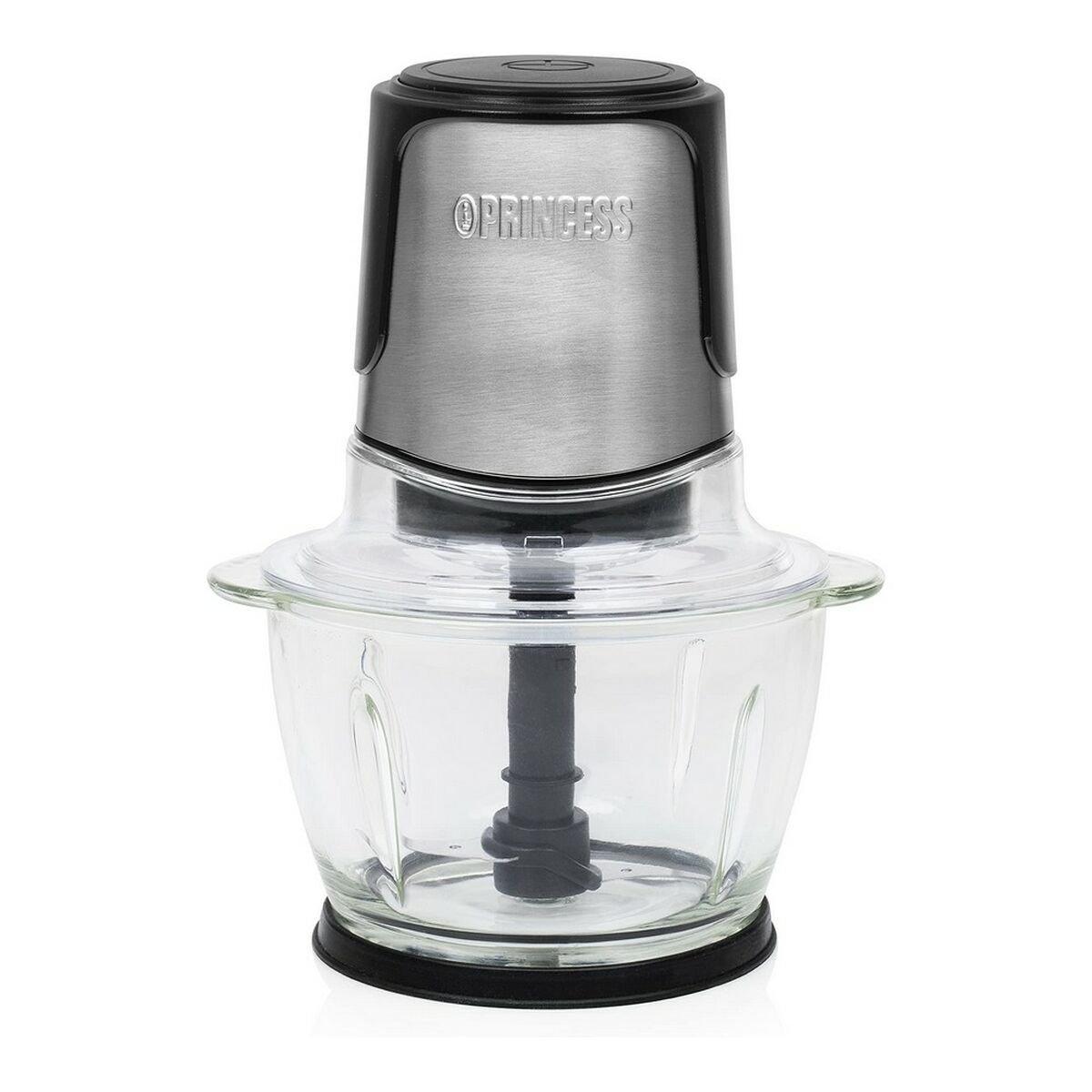 Picadora Princess Negro Vidrio Acero Inoxidable 300 W 1 L