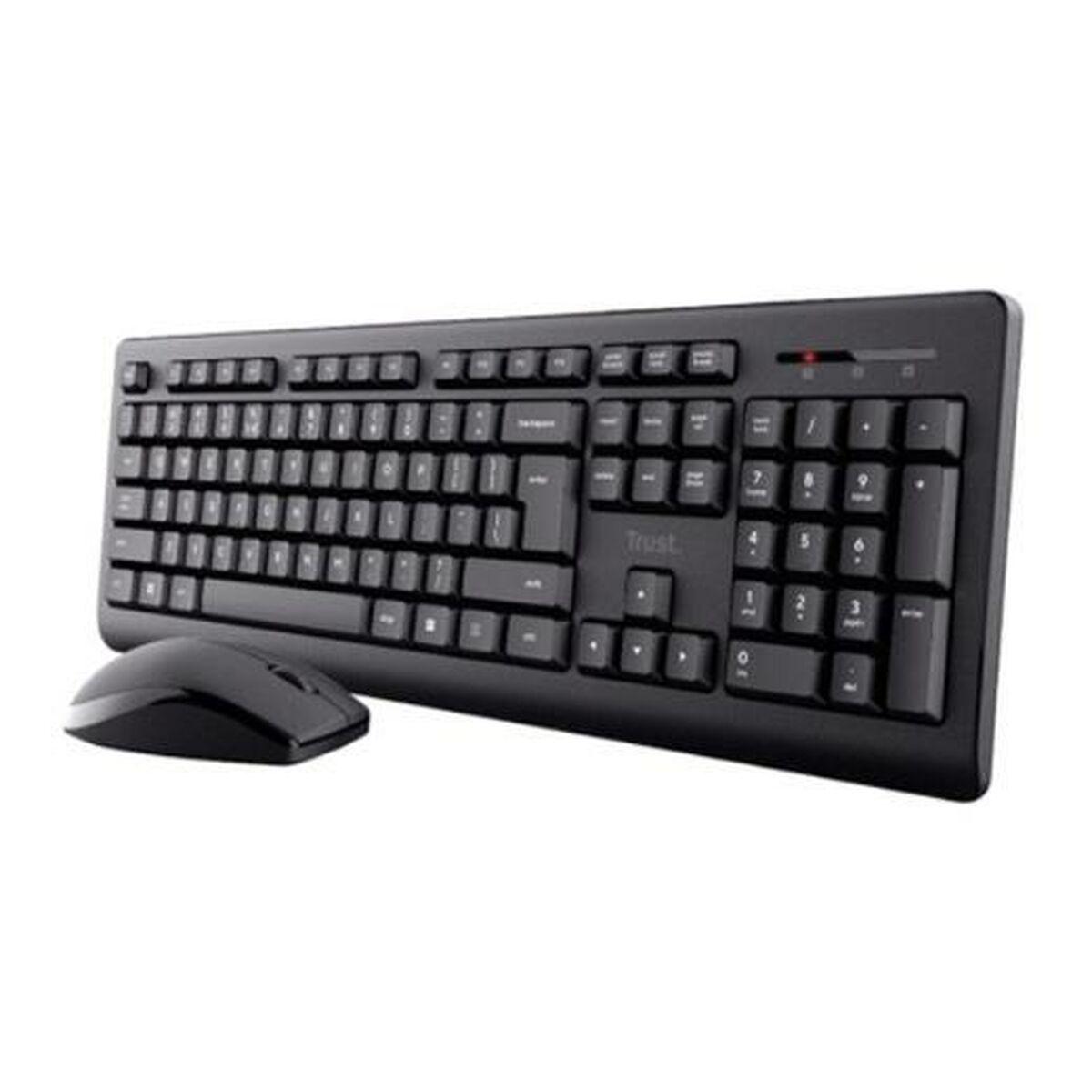 Teclado y Ratón Trust 25433 Negro Español QWERTY