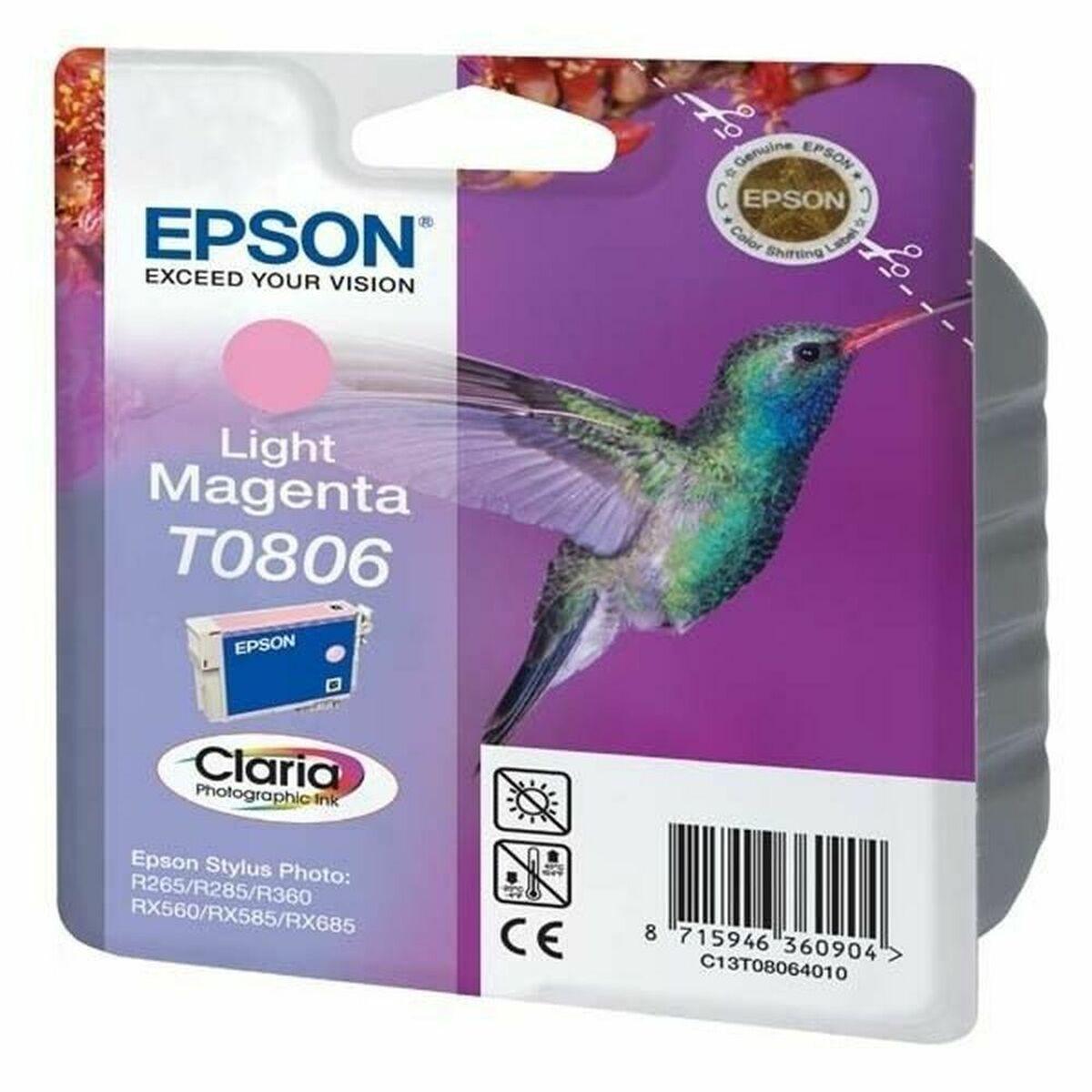 Cartucho de Tinta Original Epson T0806 Magenta Claro