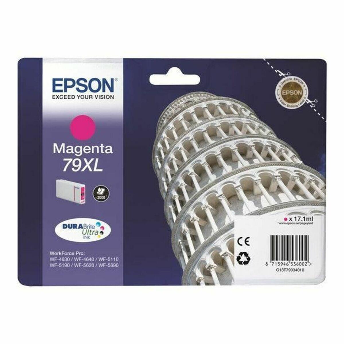 Cartucho de Tinta Original Epson 79XL Pisa Tower Magenta