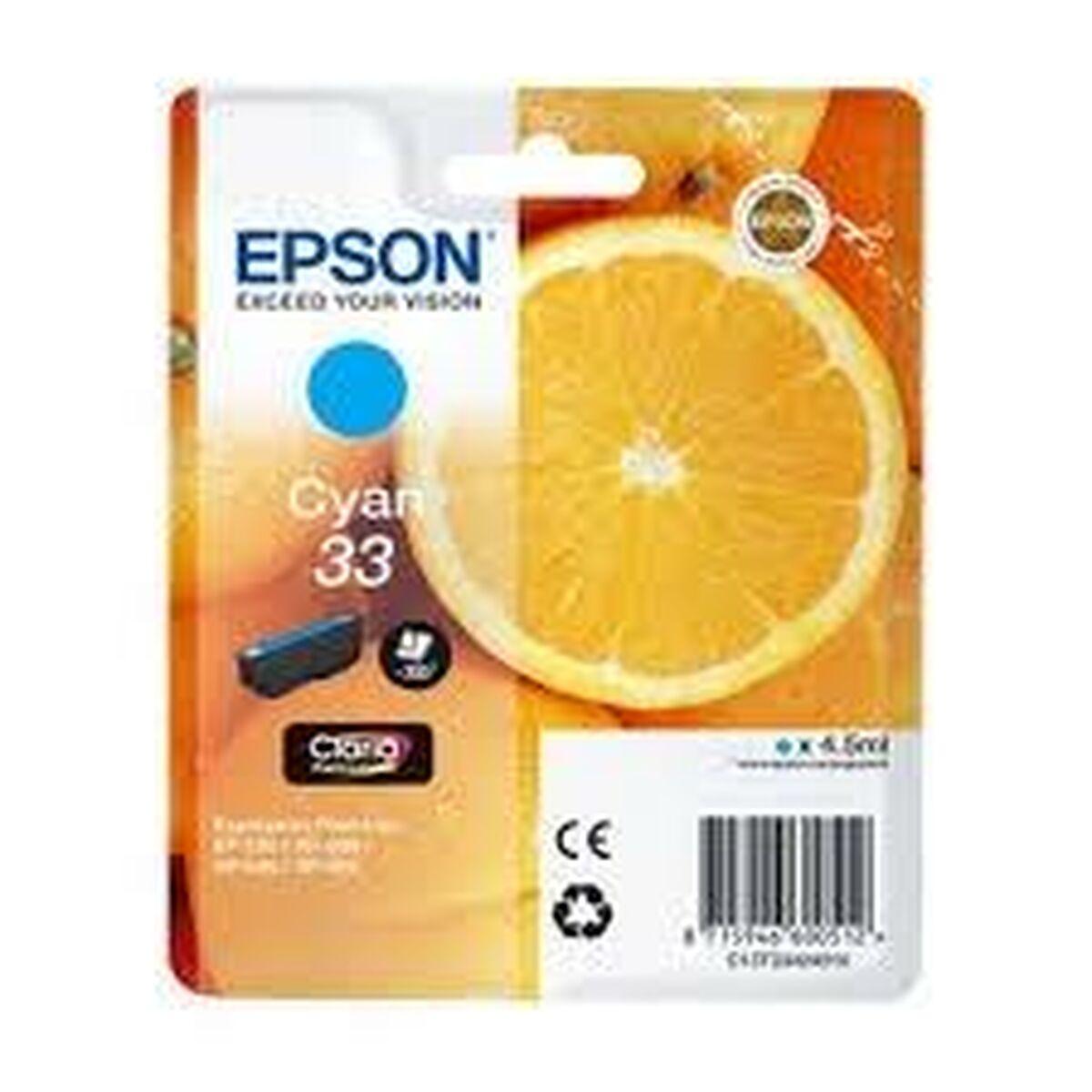 Cartucho de Tinta Original Epson C13T33424010 Cian