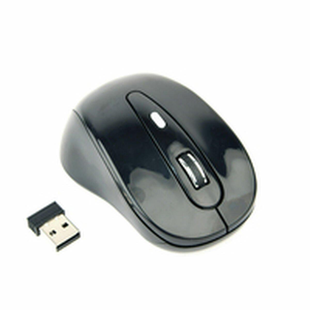 Ratón Inalámbrico GEMBIRD MUSW-6B-01 Negro Negro/Gris (1 unidad)