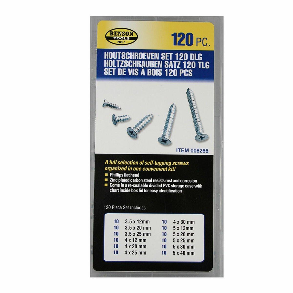 Kit de tornillos Bensontools Tornillos 120 Piezas