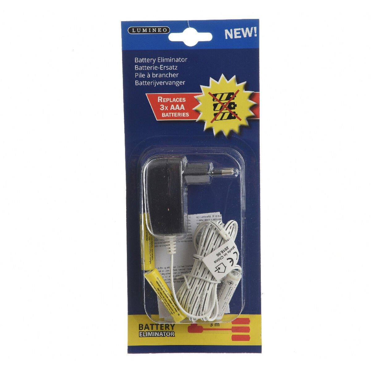 Eliminador de Pilas Lumineo Interiores 4,5 V 3 x AAA