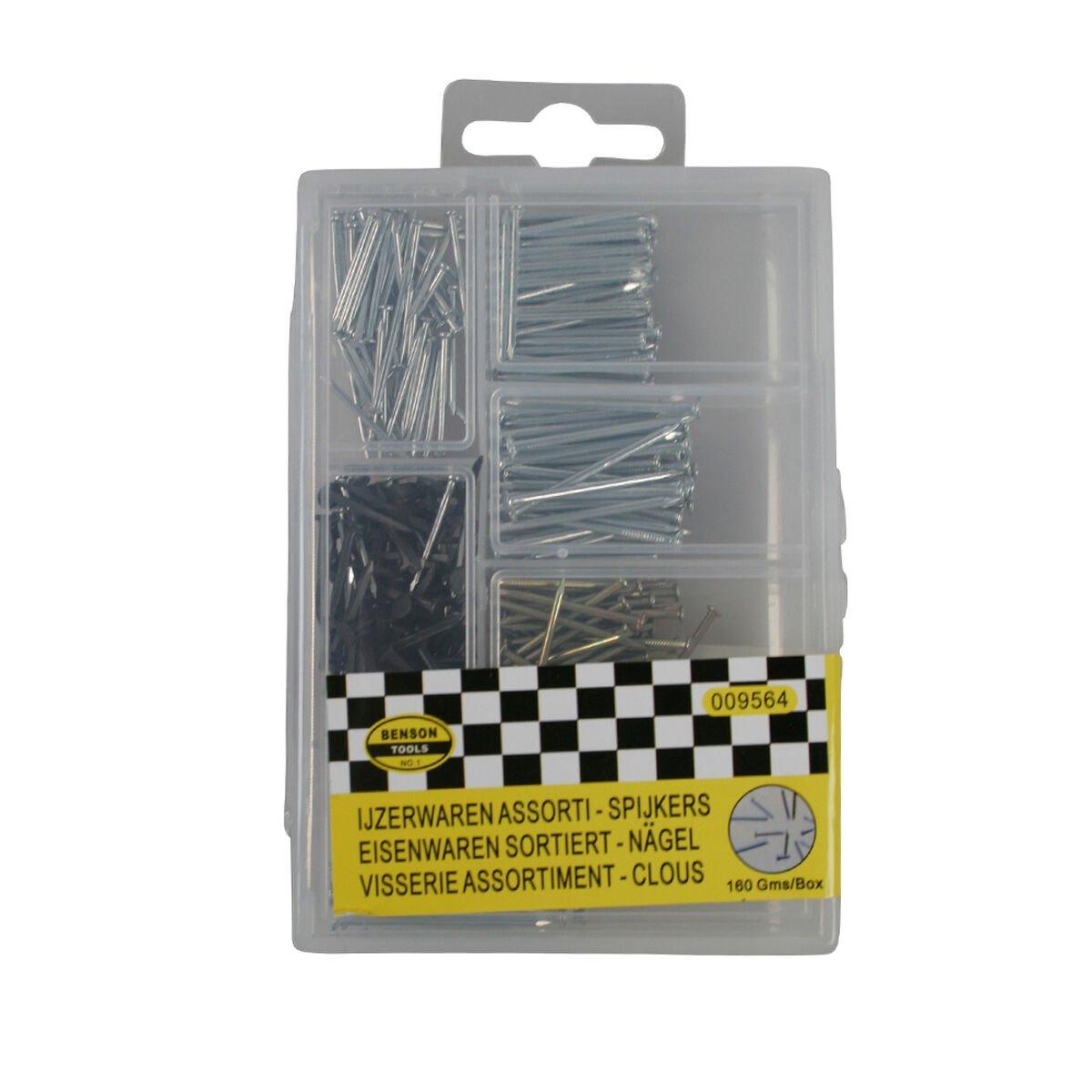 Juego de puntas Bensontools Acero Clavos 160 Piezas
