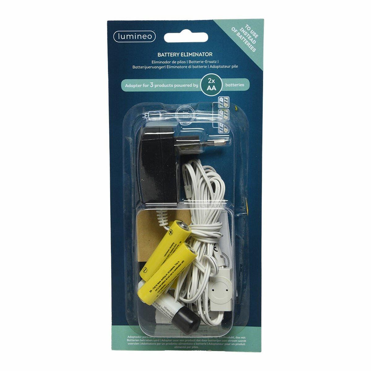 Eliminador de Pilas Lumineo 2 x AA Interiores
