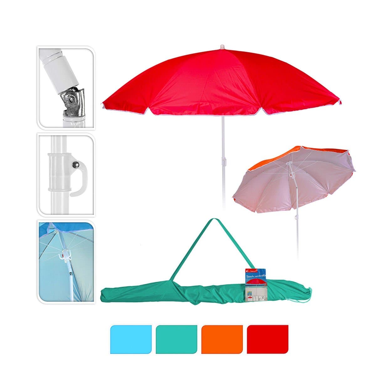 Sombrilla Pro Beach Ø 160 cm Ø 160 CM Inclinable