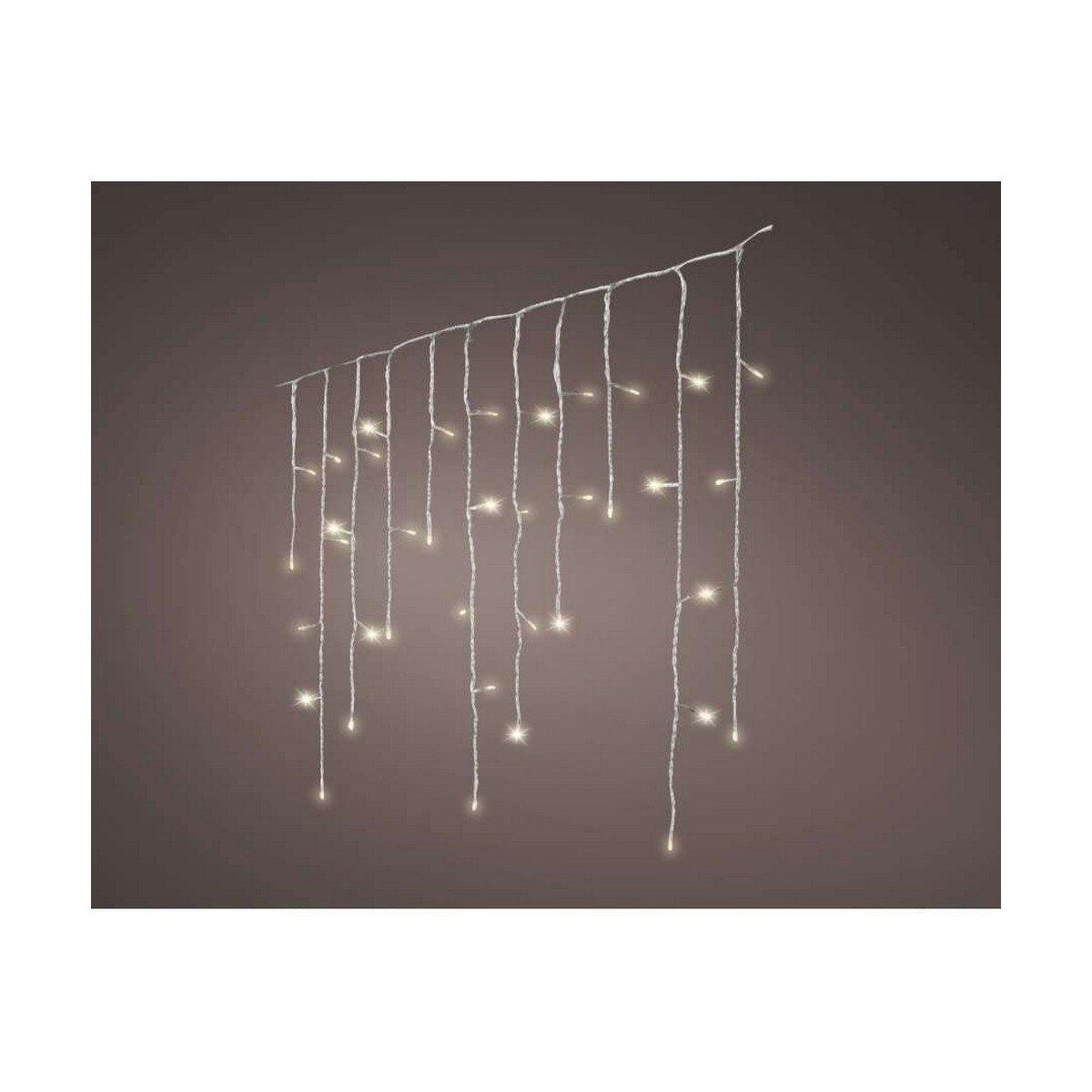 Cortina de Luces LED Lumineo 3,6 W Transparente Luz cálida Blanco Cálido 5,8 M