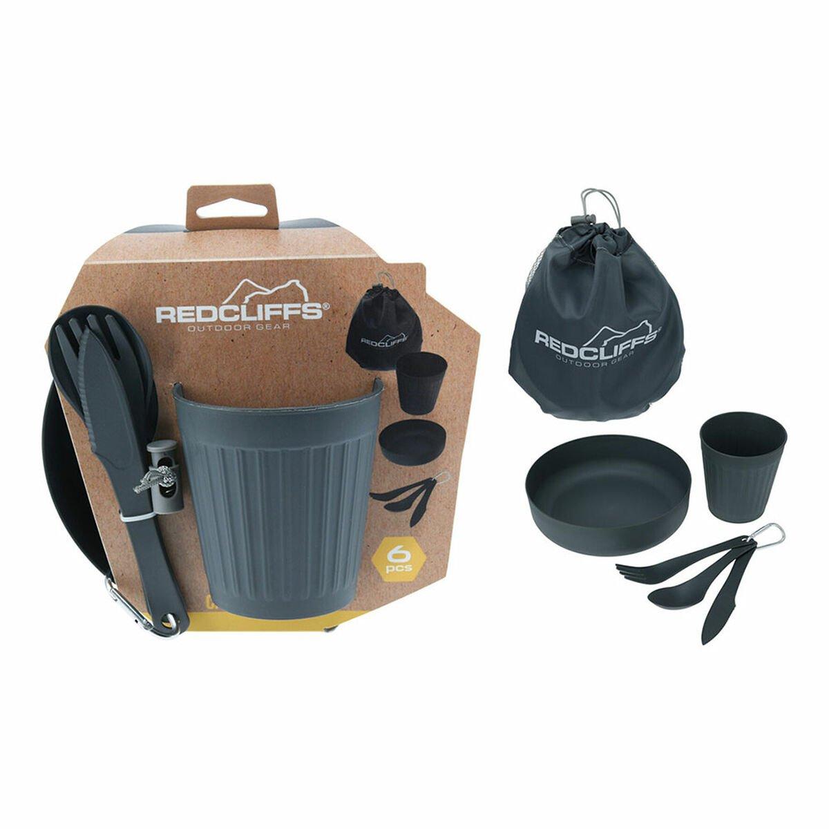 Set de Cocina Lifetime Gris De acampada 6 Piezas