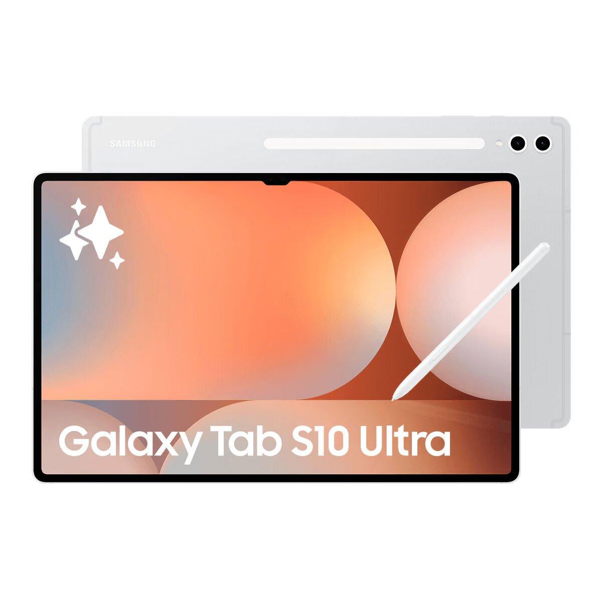 Tablet Samsung Galaxy Tab S10 Ultra 14,6" Octa Core Mediatek Dimensity 9300+ 12 GB RAM 512 GB Plateado