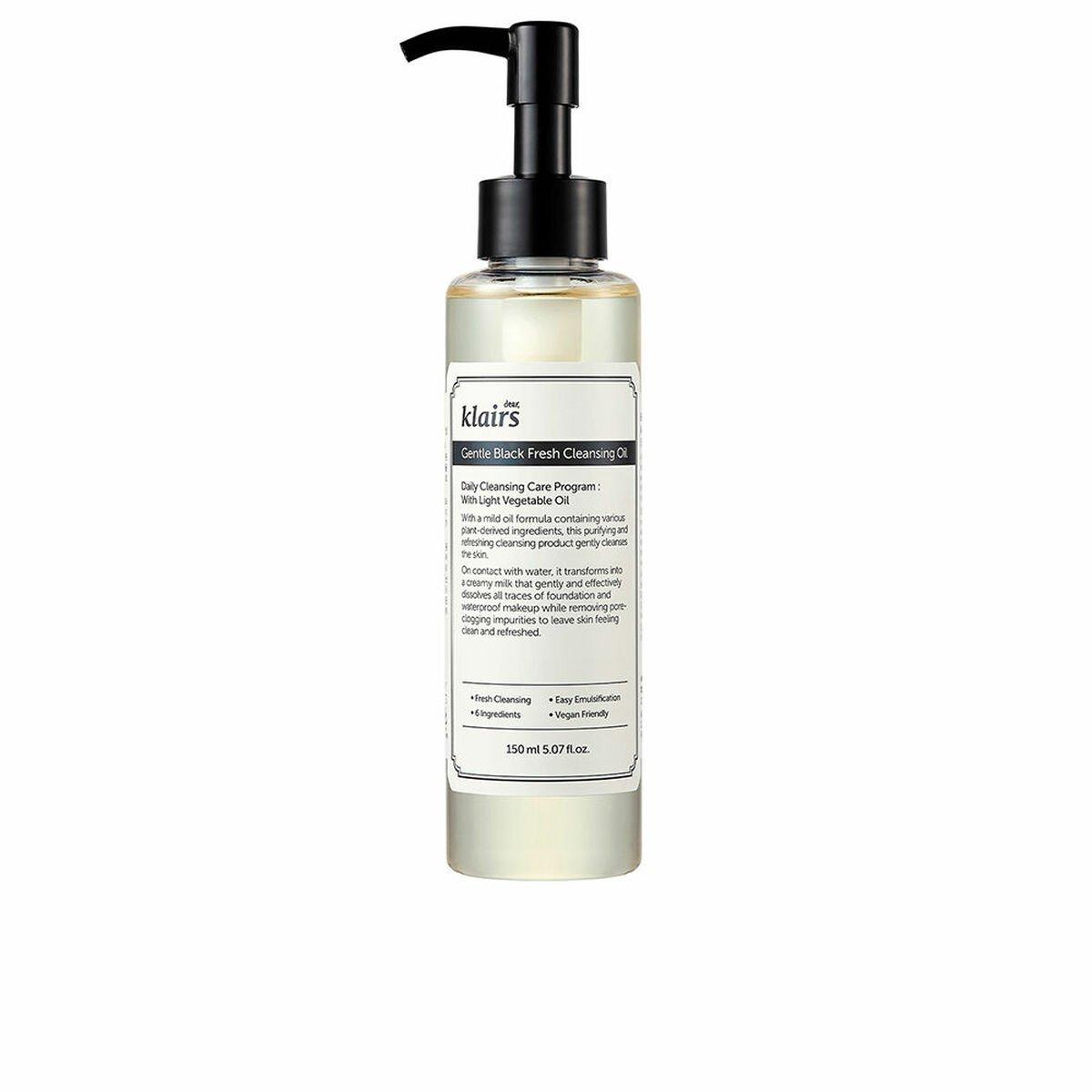 Aceite Desmaquillante Klairs GENTLE BLACK 150 ml