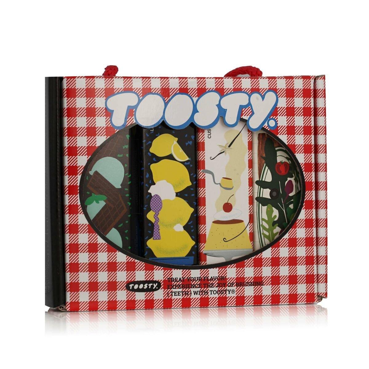 Set de Pasta de Dientes Toosty Toothpaste 25 g x 4 (4 Piezas)