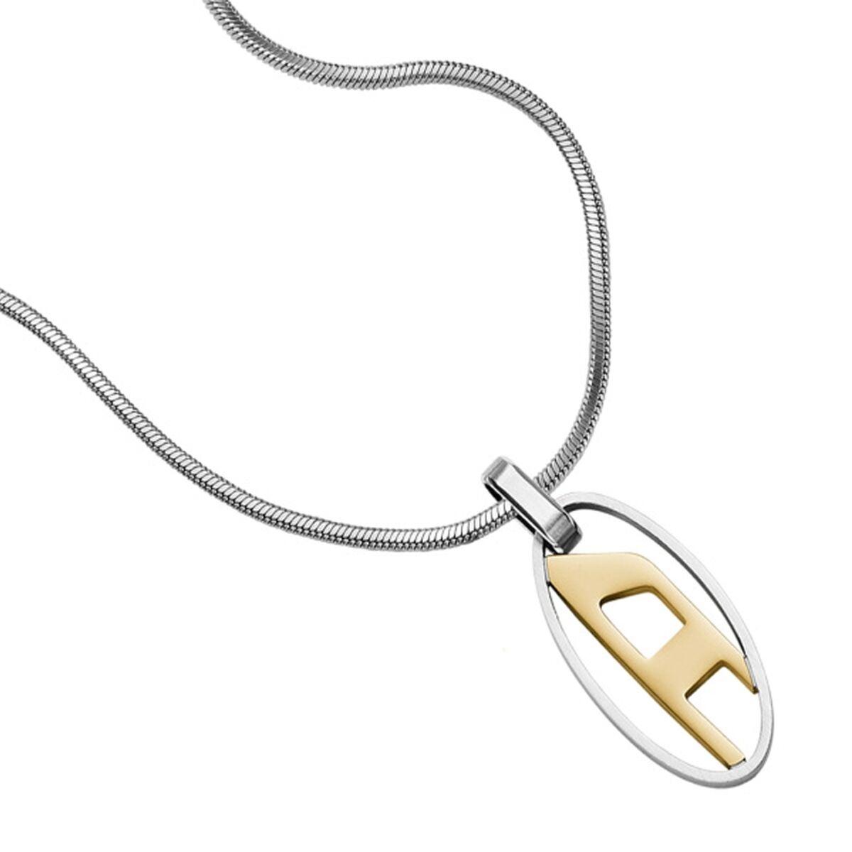 Colgante Mujer Diesel DX1421931 Plateado