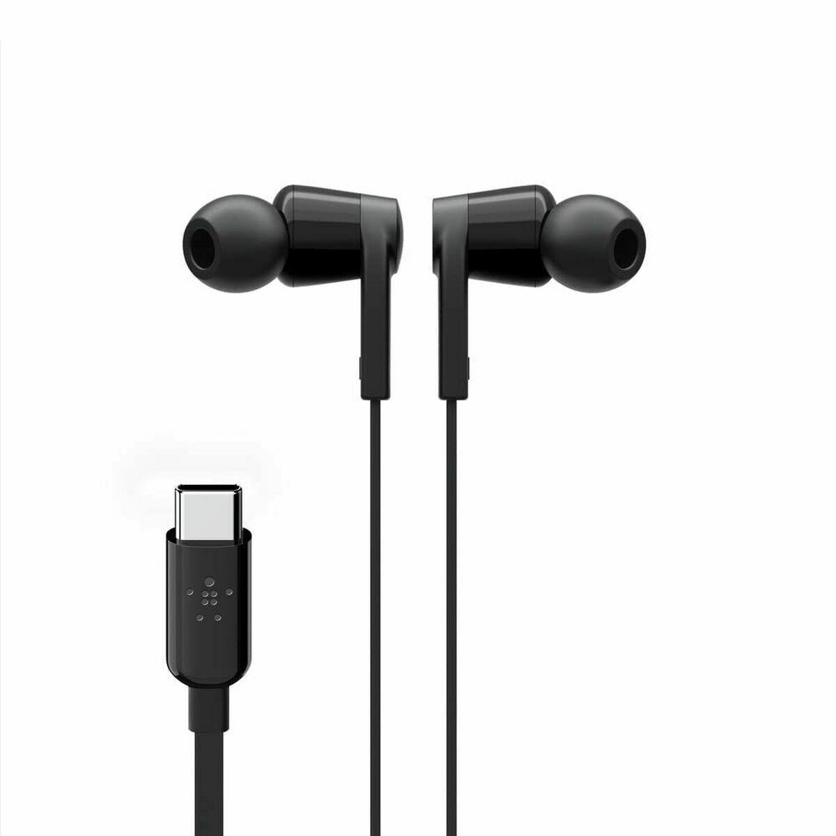 Auriculares con Micrófono Belkin G3H0002BTBLK Negro