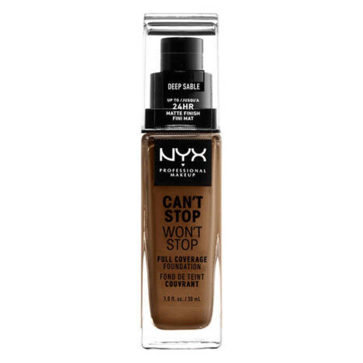 Base de Maquillaje Cremosa NYX T Stop T Stop Deep Sable 30 ml
