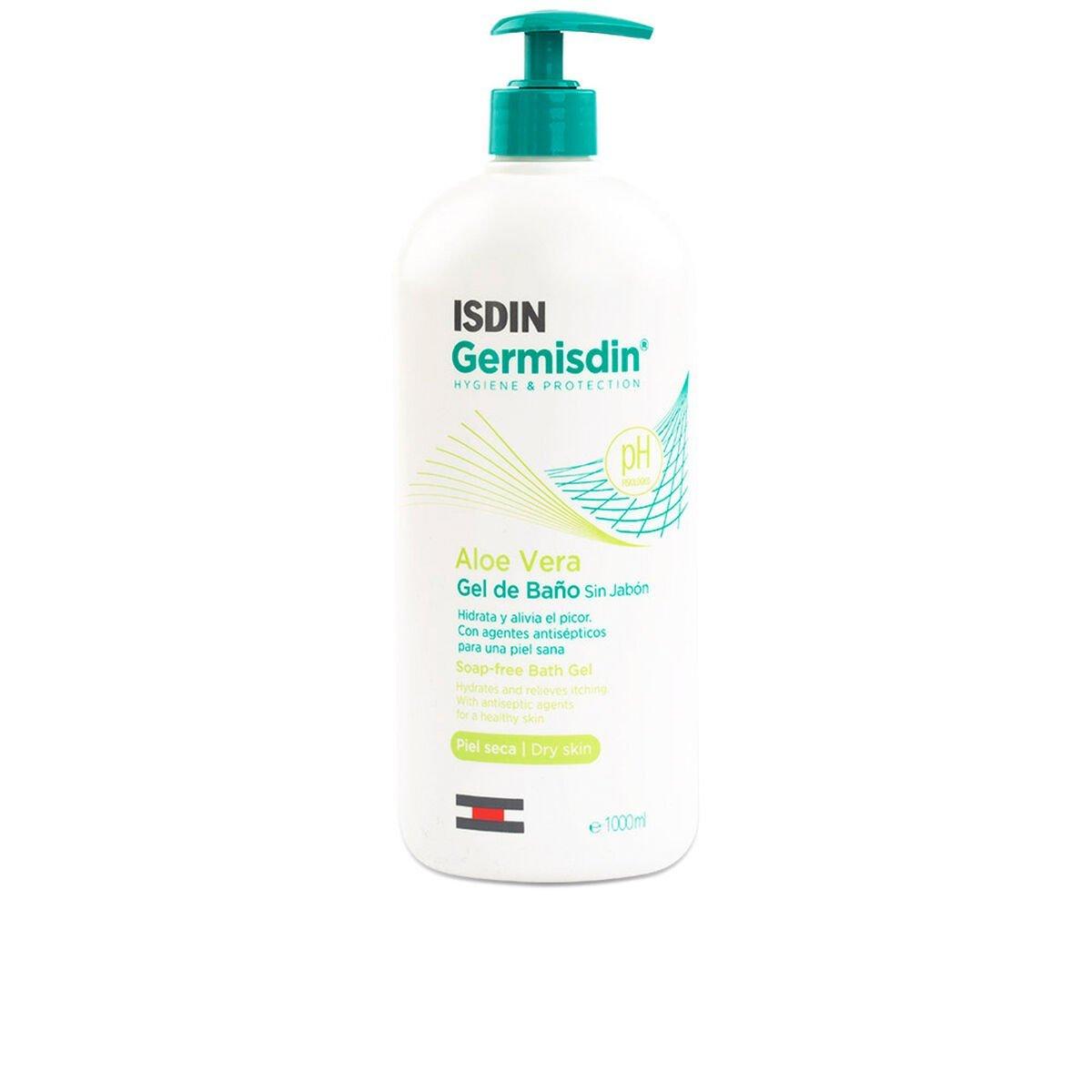 Gel de Baño Isdin Germisdin Aloe Vera 1 L Antiséptico Aloe Vera