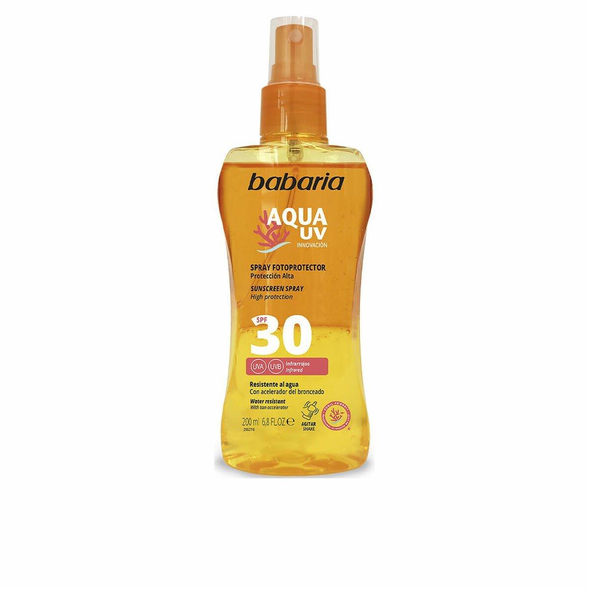 Protector Solar Corporal en Spray Babaria Solar Aqua Uv Spf 30 200 ml