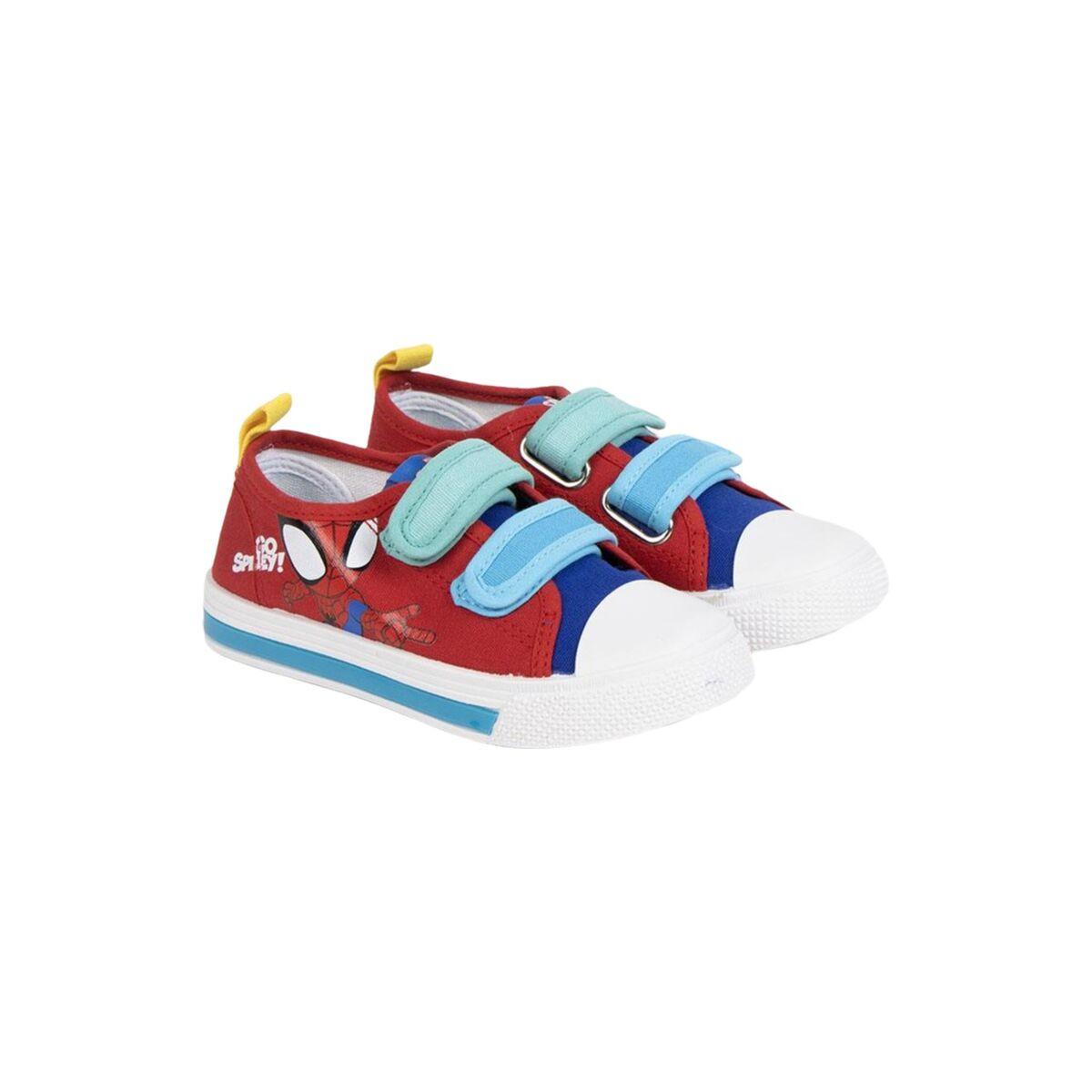 Zapatillas Casual Con LED Spidey Rojo