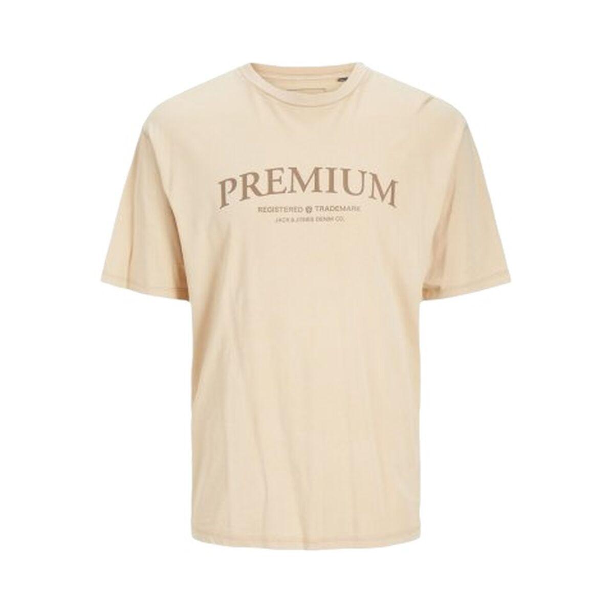 Camiseta de Manga Corta Hombre Jack & Jones JPRBLUWINSTON SS TEE 12255611 Naranja