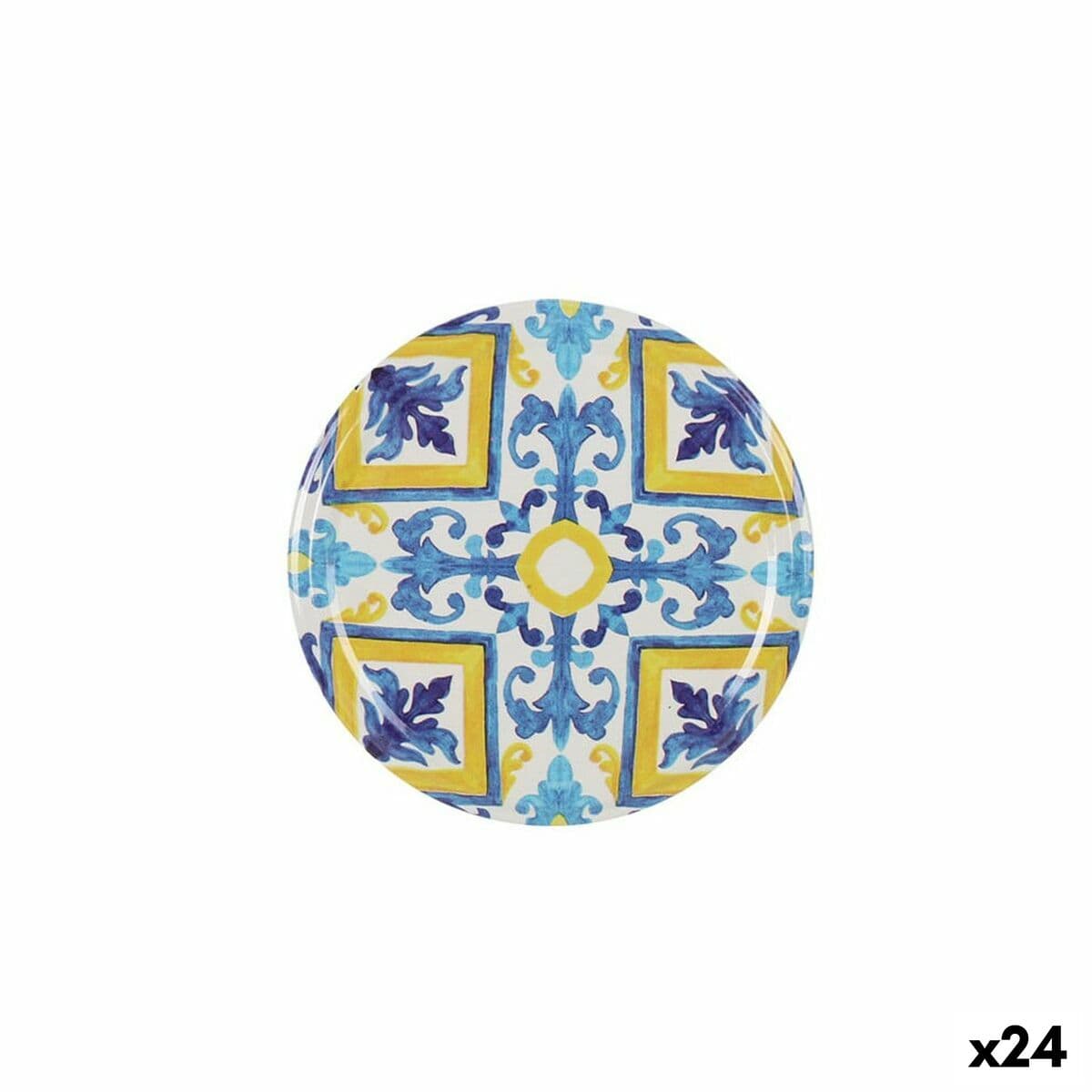 Set de tapas Sarkap Mosaico 6 Piezas 7 x 0,8 cm (24 Unidades)