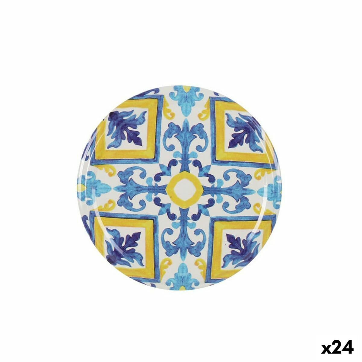 Set de tapas Sarkap Mosaico 6 Piezas 8,5 x 0,8 cm (24 Unidades)
