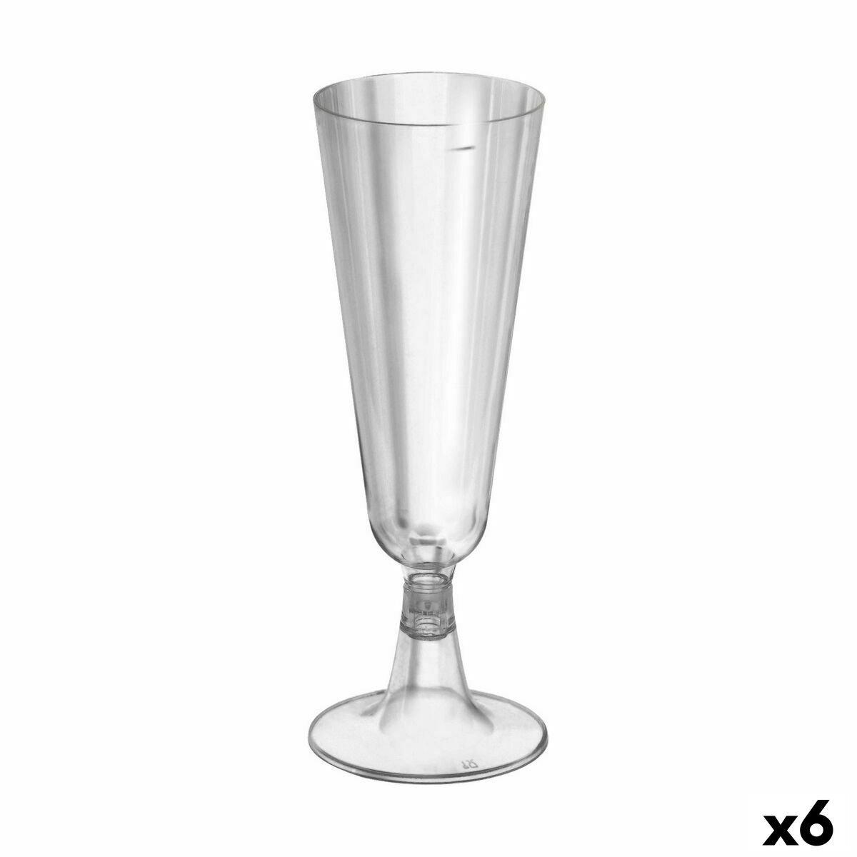 Set de copas reutilizables Algon Cava 50 Piezas 150 ml (6 Unidades)