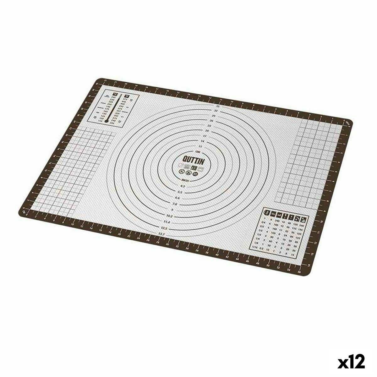 Tapete para hornear Quttin Silicona 40 x 60 cm (12 Unidades)