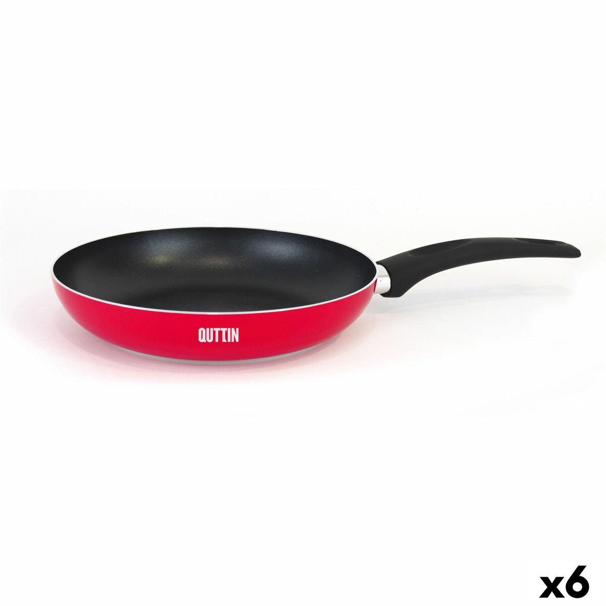 Sartén Quttin Infinity Rojo 20,3 x 36 cm (6 Unidades)