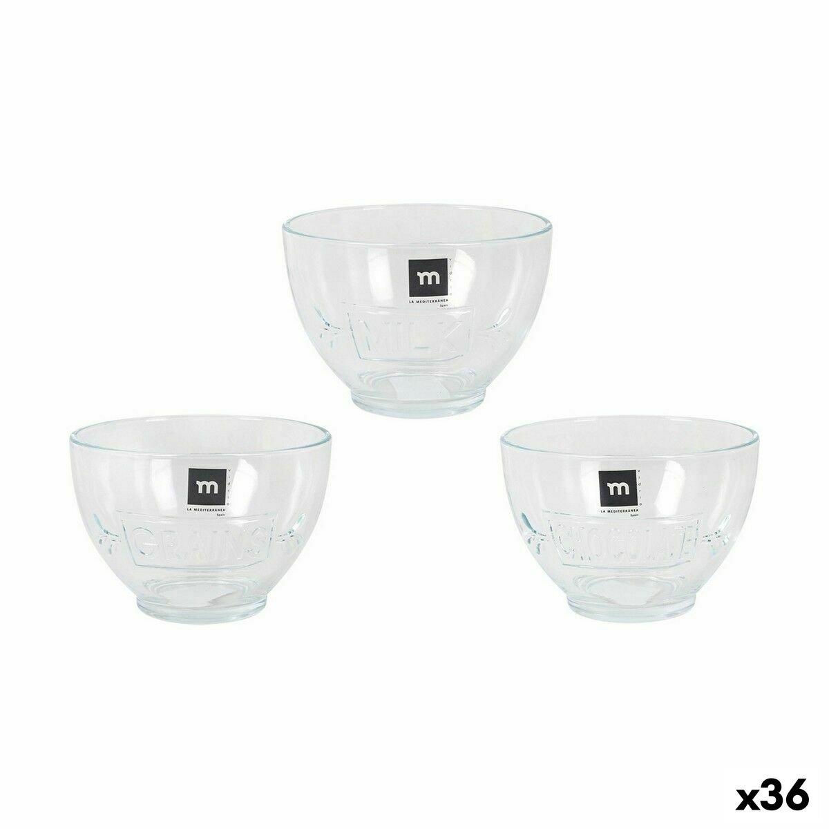 Ensaladera La Mediterránea Megan 680 ml 13 x 13 x 9 cm 13 x 9 cm (36 Unidades)